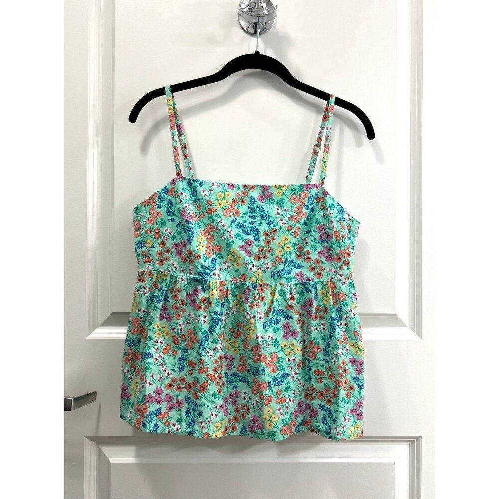 J.Crew Factory Women’s Tie Back Floral Top, Size 6